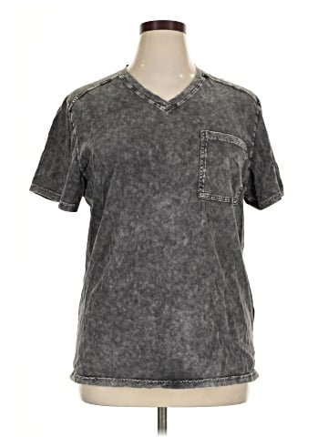 INC International Concepts Short Sleeve Henley (view 1)