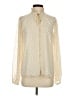 Yumi Kim 100% Polyester Polka Dots Ivory Long Sleeve Blouse Size S - photo 1