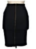 Zara Solid Black Formal Skirt Size XL - photo 2