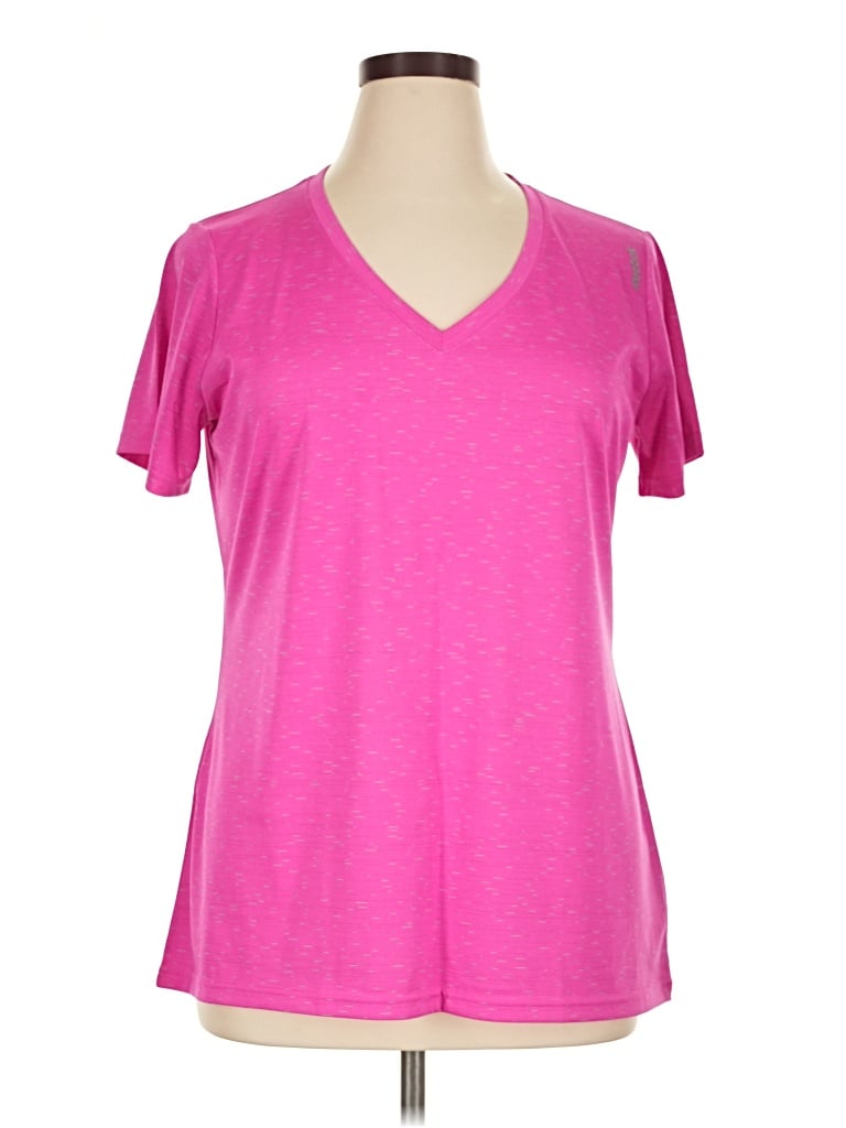Pre-owned Reebok Active T-shirt In Pink