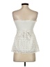 Express 100% Cotton Ivory Sleeveless Blouse Size S - photo 2