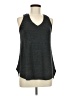 Peyton Jensen Gray Sleeveless T-Shirt Size M - photo 1