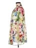 Susan Graver Floral Ivory 3/4 Sleeve Blouse Size M - photo 5