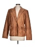 Alfani 100% Leather Tan Blazer Size L - photo 1
