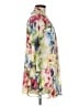 Susan Graver Floral Ivory 3/4 Sleeve Blouse Size M - photo 4