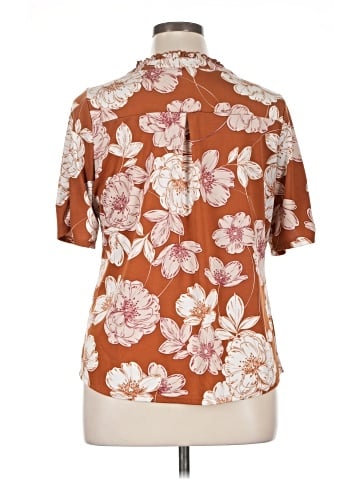 Perseption Concept Short Sleeve Blouse (view 2)