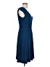 Max Studio Solid Blue Cocktail Dress Size L - photo 4