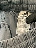Adidas 100% Polyester Graphic Solid Gray Athletic Shorts Size 10 - 12 - photo 3