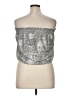 Urban Outfitters Metallic Silver Sleeveless Blouse Size XL - photo 2