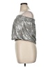 Urban Outfitters Metallic Silver Sleeveless Blouse Size XL - photo 5