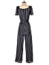 Monteau Stripes Black Jumpsuit Size S - photo 2