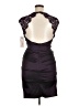 Xscape Purple Cocktail Dress Size 14 Petite - photo 2