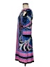 Donna Morgan Print Blue Casual Dress Size 6 - photo 5