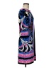 Donna Morgan Print Blue Casual Dress Size 6 - photo 4