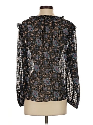 Rebecca Taylor Long Sleeve Silk Top (view 2)