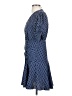Aqua 100% Polyester Polka Dots Blue Casual Dress Size XS - photo 5