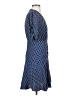 Aqua 100% Polyester Polka Dots Blue Casual Dress Size XS - photo 4