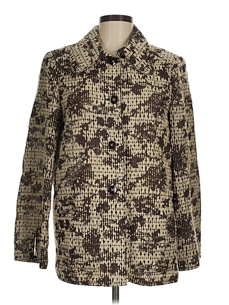 Pre-owned St John Coat In Gold