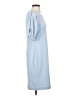 Express Solid Blue Casual Dress Size S - photo 4