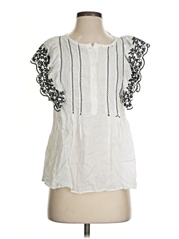 Max Studio Short Sleeve Blouse (view 1)
