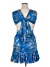 Alexis 100% Polyester Blue Cocktail Dress Size XL - photo 2