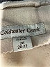Coldwater Creek 100% Polyester Solid Ivory Coat Size 2X - photo 6