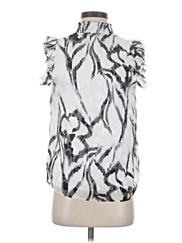 White House Black Market Sleeveless Silk Top (view 1)