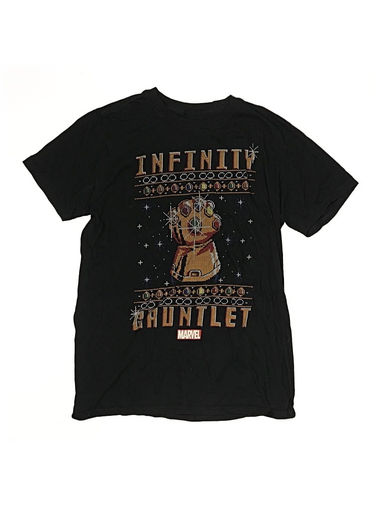 Pre-owned Marvel Kids' Short Sleeve T-shirt In Black