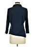 J. McLaughlin Blue 3/4 Sleeve Blouse Size M - photo 2