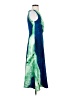 DKNY 100% Polyester Tie-dye Green Cocktail Dress Size 2 - photo 4