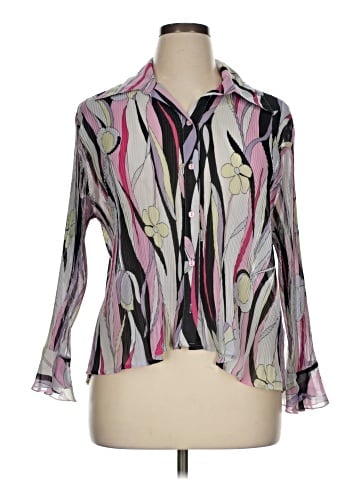 Essentials by Milano Long Sleeve Blouse (view 1)