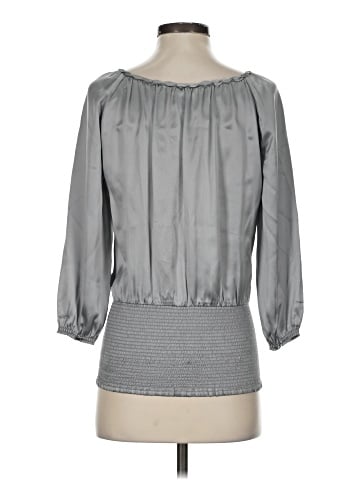 White House Black Market 3/4 Sleeve Blouse (view 2)
