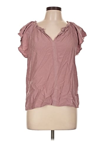 Ann Taylor LOFT Outlet Short Sleeve Blouse (view 1)