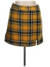 No Boundaries Plaid Yellow Casual Skirt Size XL - photo 1