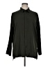 ADAY Solid Black Long Sleeve Button-Down Shirt Size XL - photo 1