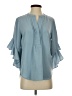 Vince Camuto 100% Polyester Blue 3/4 Sleeve Blouse Size S - photo 1
