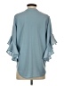 Vince Camuto 100% Polyester Blue 3/4 Sleeve Blouse Size S - photo 2