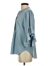 Vince Camuto 100% Polyester Blue 3/4 Sleeve Blouse Size S - photo 5