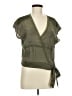 Tiny 100% Rayon Green Short Sleeve Blouse Size M - photo 1