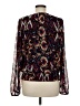 Evereve 100% Polyester Burgundy Long Sleeve Blouse Size M - photo 2