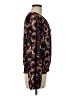 Evereve 100% Polyester Burgundy Long Sleeve Blouse Size M - photo 4