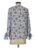 Vince Camuto 100% Polyester Blue 3/4 Sleeve Blouse Size S - photo 2
