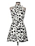 Assorted Brands 100% Rayon Animal Print White Cocktail Dress Size M - photo 1