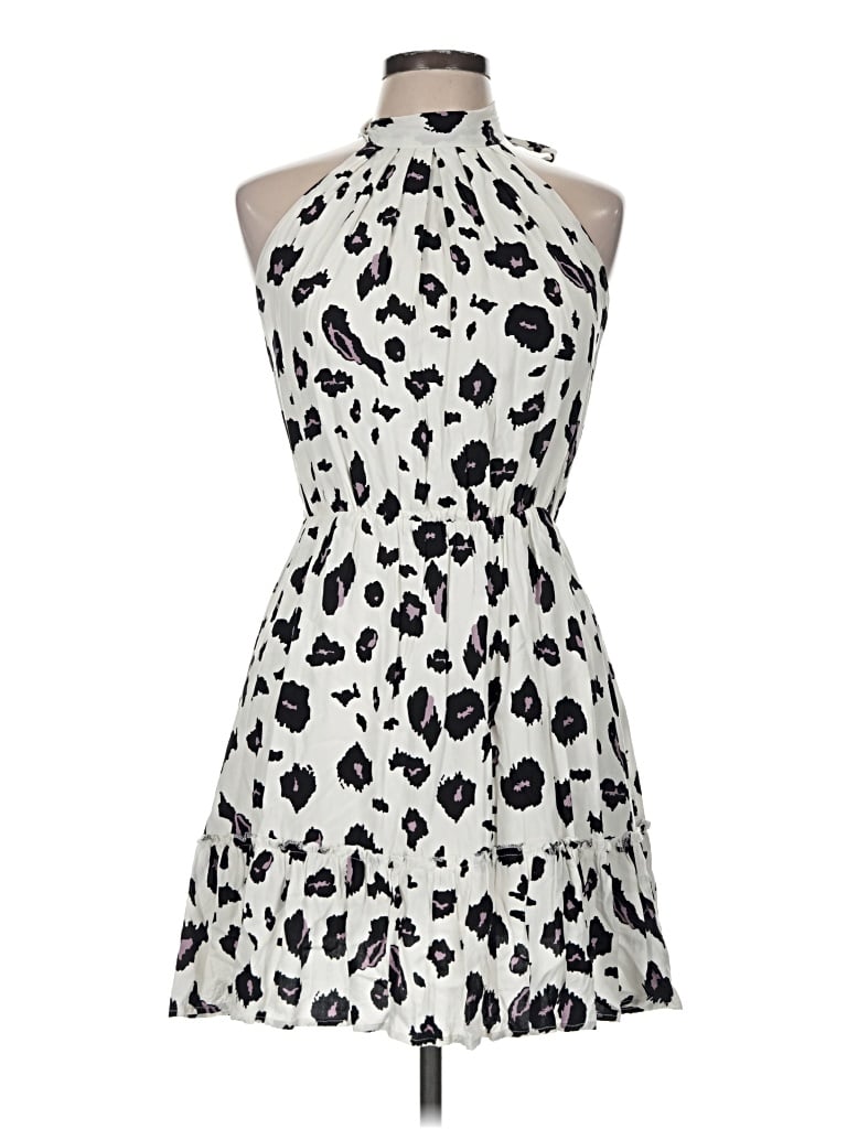 Pre-owned Assorted Brands Cocktail Dress In White