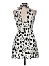 Assorted Brands 100% Rayon Animal Print White Cocktail Dress Size M - photo 2