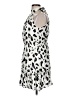 Assorted Brands 100% Rayon Animal Print White Cocktail Dress Size M - photo 5