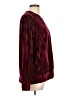 Coco + Carmen 100% Polyester Burgundy Long Sleeve Blouse Size Lg - XL - photo 4