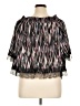 Jennifer Lopez Black Short Sleeve Blouse Size XL - photo 2