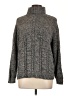TanJay Tweed Gray Turtleneck Sweater Size L - photo 1