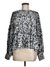Love The Label Blue Long Sleeve Blouse Size M - photo 1